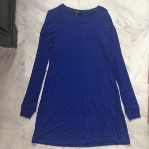 Forever 21 Blue Royal Sz Small Stretch Dress